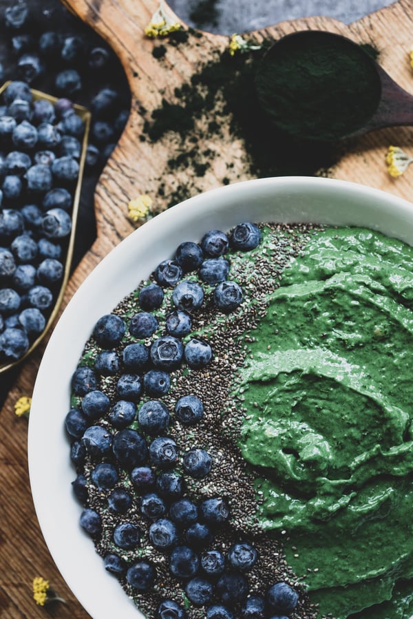 Green smoothie bowl