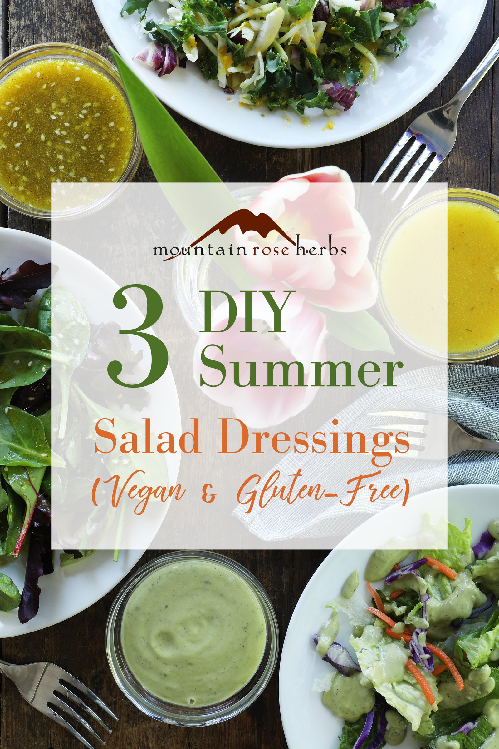 3 Easy & Light Summer Salad Dressing Recipes
