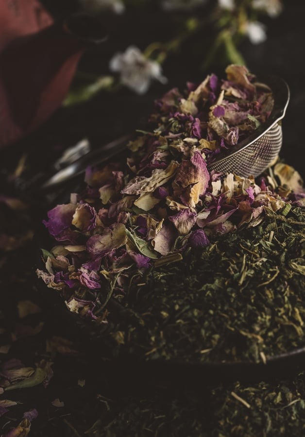 Rose and nettle leaf formula