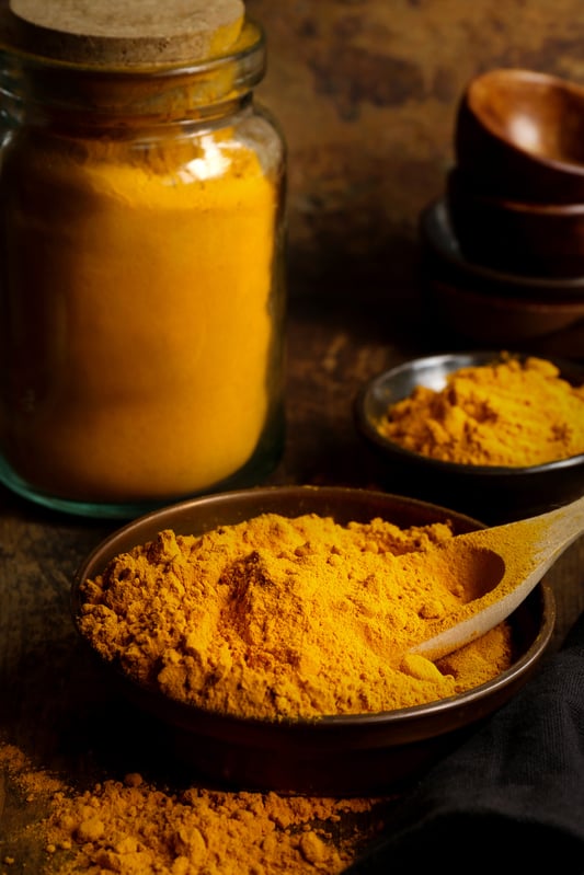 Organic and fair trade turmeric root powder is a popular spice for culinary applications as well useful in Ayurvedic herbalism. The bright yellow hue and earthy flavors are a popular herbal addition to spice cabinets. 