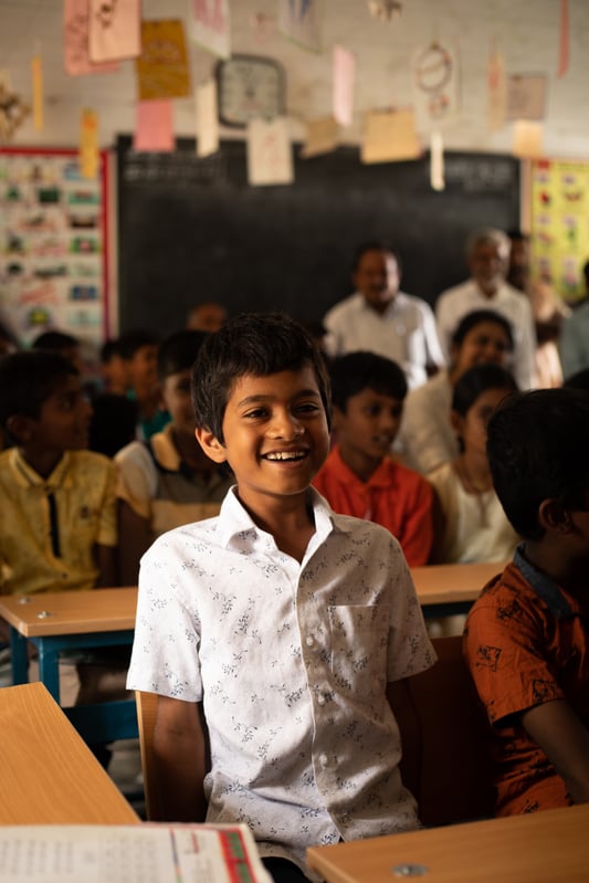 School children in India are also often directly impacted by fair trade practices as their families have the means to provide educational fees, supplies, and communities can even help maintain facilities.